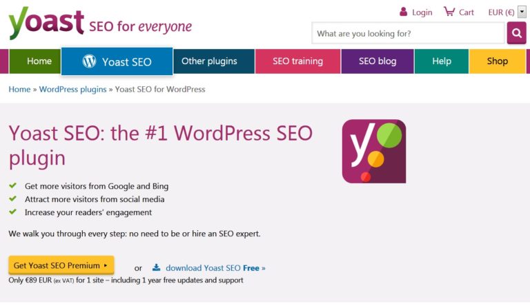 Yoast SEO til WordPress Yoast SEO til WordPress
