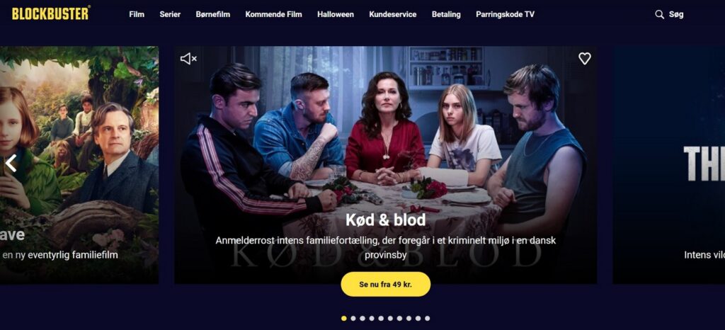 Optag film fra Blockbuster