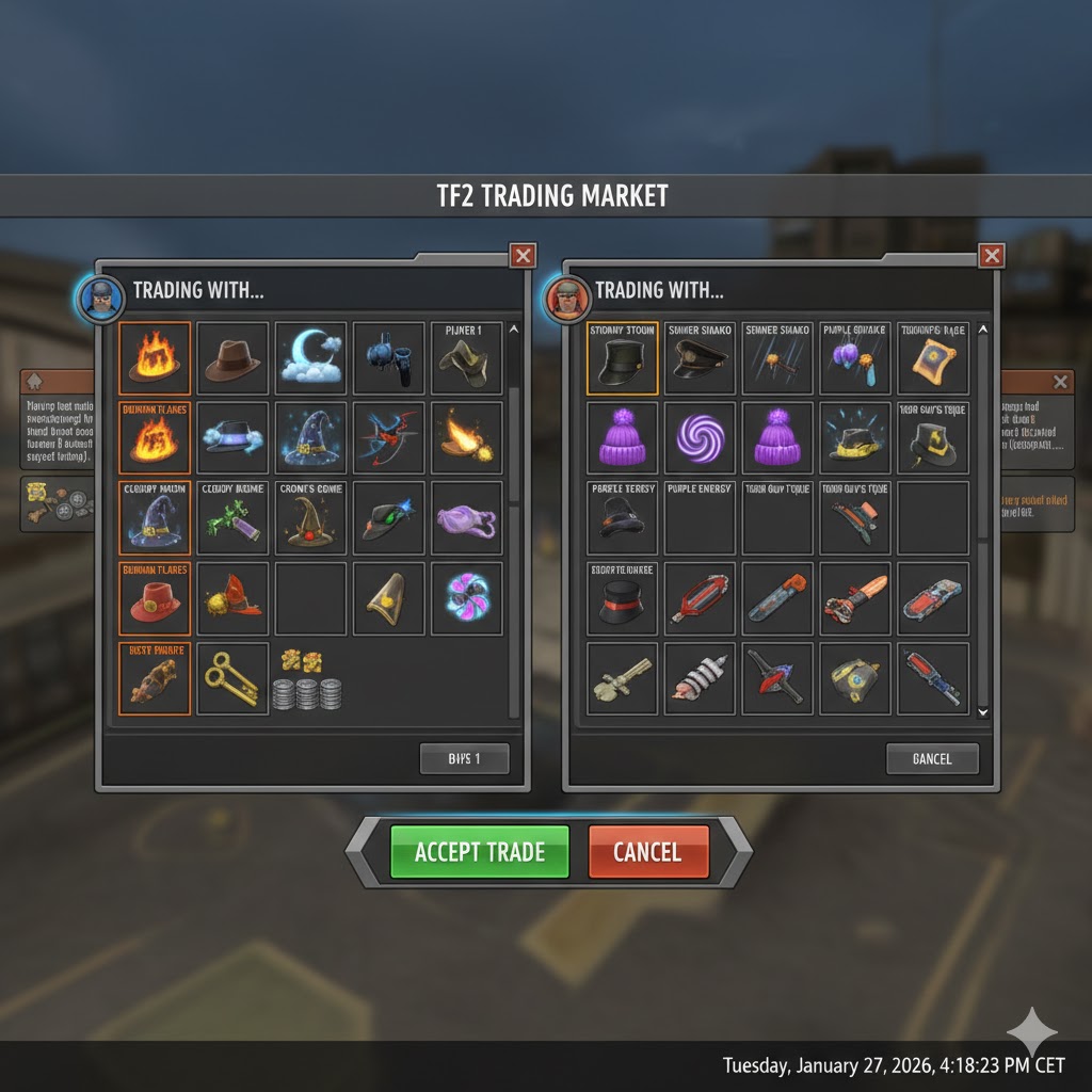 tf2 trading market interface Team Fortress 2: En Komplet Guide til Strategi, Klasser og Gameplay i 2026