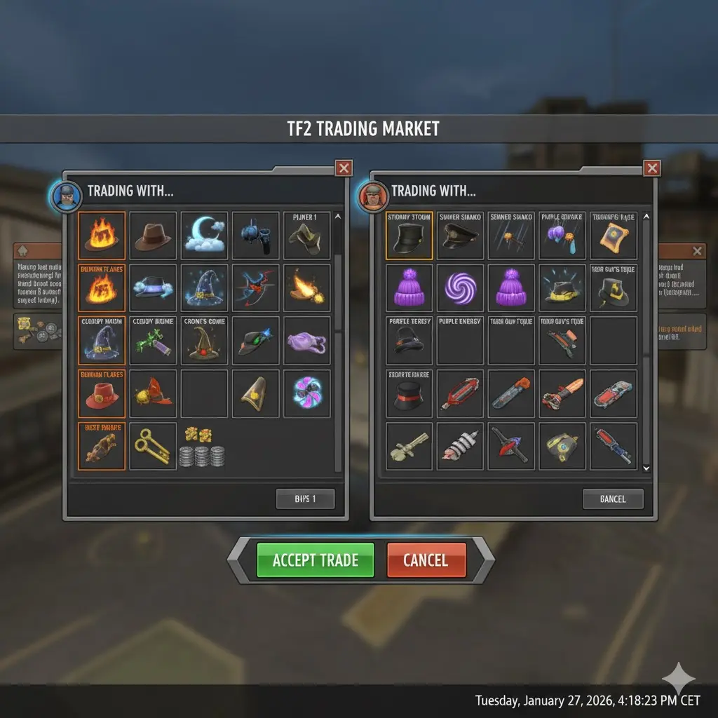 tf2 trading market interface Team Fortress 2: En Komplet Guide til Strategi, Klasser og Gameplay i 2026